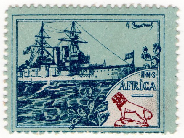 (I.B) Cinderella : Delandre Great War Ships - HMS Africa