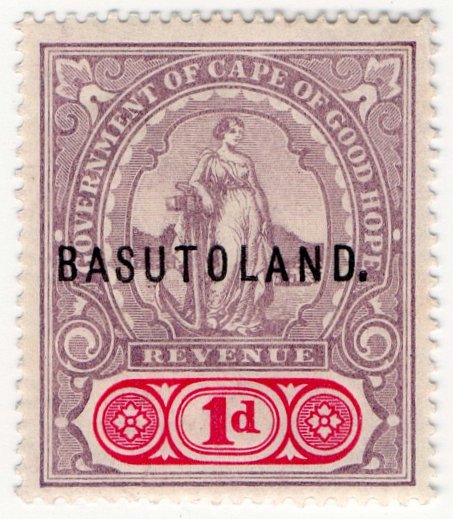 (I.B) Basutoland Revenue : Duty 1d