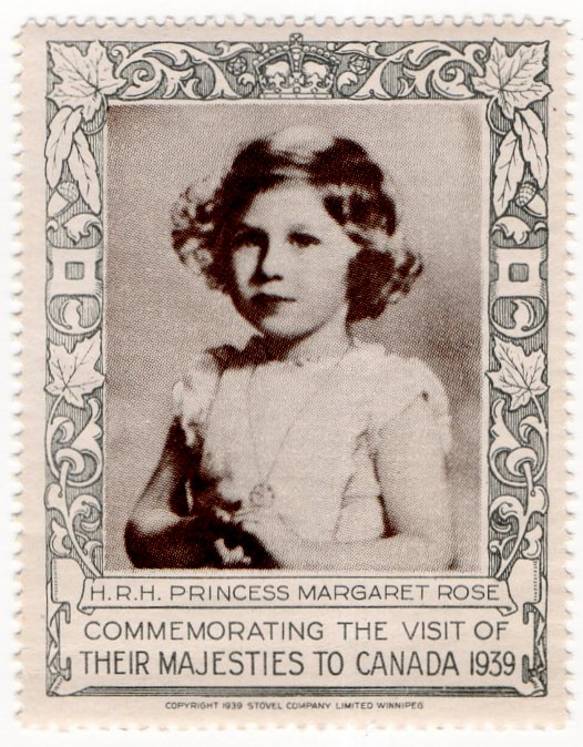 (I.B) Canada Cinderella : Royal Visit 1939 (Princess Margaret)