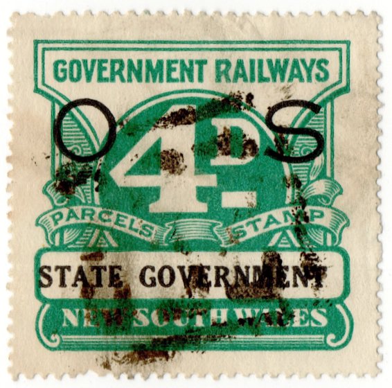 (I.B) Australia - NSW Railways Parcel 4d (State Government)