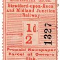 (I.B) Stratford-upon-Avon & Midland Junction Railway : Newspapers &Acirc;&frac12;d