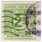 (I.B) London & South Western Railway : Letter 2d (postal)