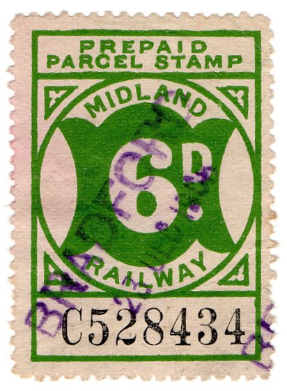 (I.B) Midland Railway : Parcel 6d (Bradford)