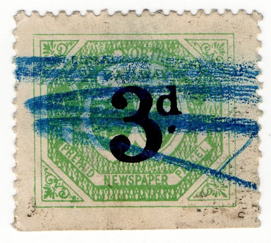 (I.B) Great Northern Railway : Newspaper Parcel 3d