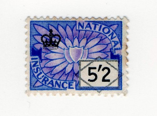 (I.B) Elizabeth II Revenue : National Insurance 5/2d