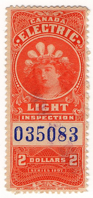 (I.B) Canada Revenue : Electric Light Inspection $2