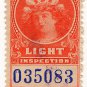 (I.B) Canada Revenue : Electric Light Inspection $2