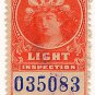 (I.B) Canada Revenue : Electric Light Inspection $2