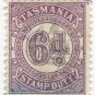 (I.B) Australia - Tasmania Revenue : Stamp Duty 6d (underprint)