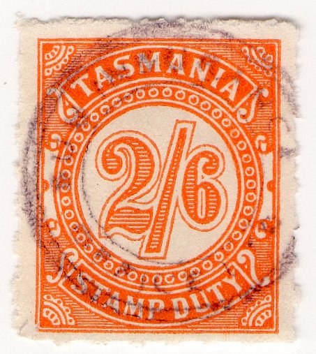 (I.B) Australia - Tasmania Revenue : Stamp Duty 2/6d