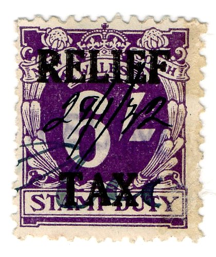 (I.B) Australia - NSW Revenue : Relief Tax 6/-