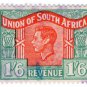(I.B) South Africa Revenue : Duty Stamp 1/6d