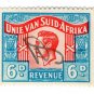 (I.B) South Africa Revenue : Duty Stamp 6d (language error)