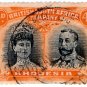 (I.B) Rhodesia/BSAC Postal : Double Head 4d