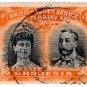 (I.B) Rhodesia/BSAC Postal : Double Head 4d