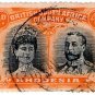 (I.B) Rhodesia/BSAC Postal : Double Head 4d