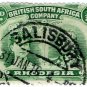 (I.B) Rhodesia/BSAC Postal : Double Head ½d
