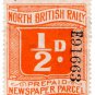 (I.B) North British Railway : Newspaper Parcel &Acirc;&frac12;d