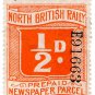 (I.B) North British Railway : Newspaper Parcel &Acirc;&frac12;d
