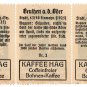 (I.B) Germany Cinderella : Kaffee Hag Promotional Stamps (Coats of Arms)