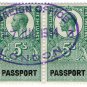 (I.B) George V Revenue : Passport 10/- (Foreign Office)