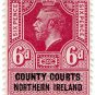 (I.B) George V Revenue : County Courts (Northern Ireland) 6d