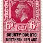 (I.B) George V Revenue : County Courts (Northern Ireland) 6d