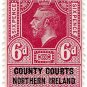 (I.B) George V Revenue : County Courts (Northern Ireland) 6d