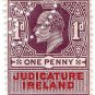 (I.B) Edward VII Revenue : Judicature Ireland 1d