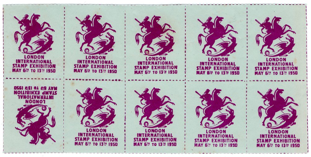 (I.B) Cinderella Collection : London Stamp Exhibition 1950