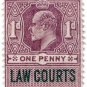 (I.B) Edward VII Revenue : Law Courts (Scotland) 1d