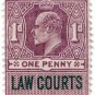 (I.B) Edward VII Revenue : Law Courts (Scotland) 1d