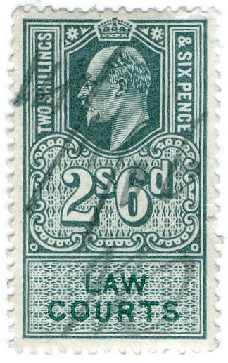 (I.B) Edward VII Revenue : Law Courts (Scotland) 2/6d