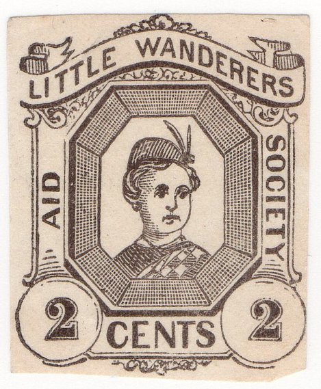 (I.B) US Local Post : Little Wanderers 2c