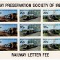 (I.B) Ireland Cinderella : Railway Preservation Society Mini-Sheet
