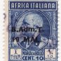 (I.B) BOIC (Tripolitania) Revenue : Duty 10m on 10c OP