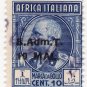 (I.B) BOIC (Tripolitania) Revenue : Duty 10m on 10c OP