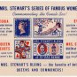 (I.B) US Cinderella : Mrs Stewart's Bluing Mini-Sheet (Issue 2)