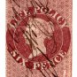 (I.B) QV Revenue : Life Policy 6d (1854)