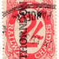 (I.B) New Zealand Railways : Railway Charges 2/- (Thorndon)