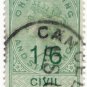 (I.B) QV Revenue : Civil Service 1/6d (1895)