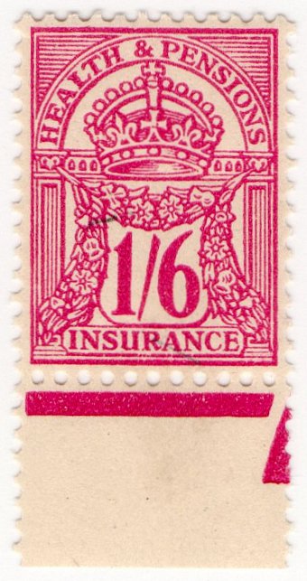(I.B) George V Revenue : Health & Pensions Insurance 1/6d