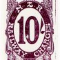 (I.B) New Zealand Railways : Railway Charges 10/- (Brodie reprint)