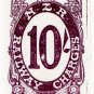 (I.B) New Zealand Railways : Railway Charges 10/- (Brodie reprint)