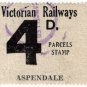 (I.B) Australia - Victoria Railways : Parcels 4d (Aspendale)