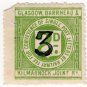 (I.B) Glasgow, Barrhead & Kilmarnock Joint Railway : Letter 3d on 2d OP