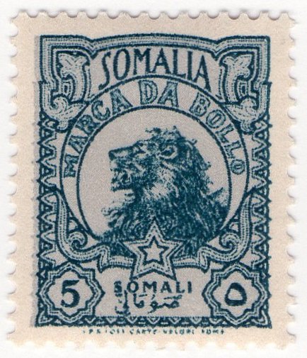 (I.B) Somalia Revenue : Marca da Bollo 5s