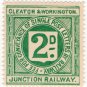 (I.B) Cleator & Workington Junction Railway : Letter Stamp 2d