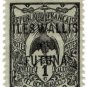 (I.B) France Colonial Postal : Wallis & Futuna Overprint 1c (New Caledonia)