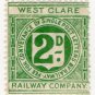 (I.B) West Clare Railway : Letter Stamp 2d